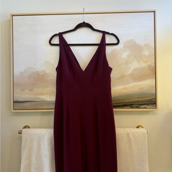 Lulus Burgundy Evening Gown - Picture 3 of 5